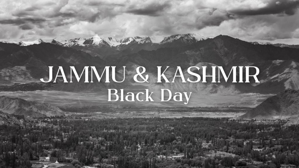 Jammu and Kashmir Black Day – Remembering the Invasion of 1947