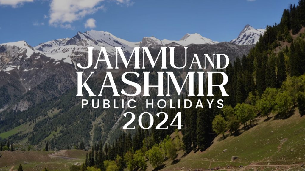 Jammu and Kashmir Public Holidays 2024